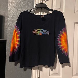 Harley Davidson Vintage 90s Women’s XL Tie Dye Long sleeve shirt